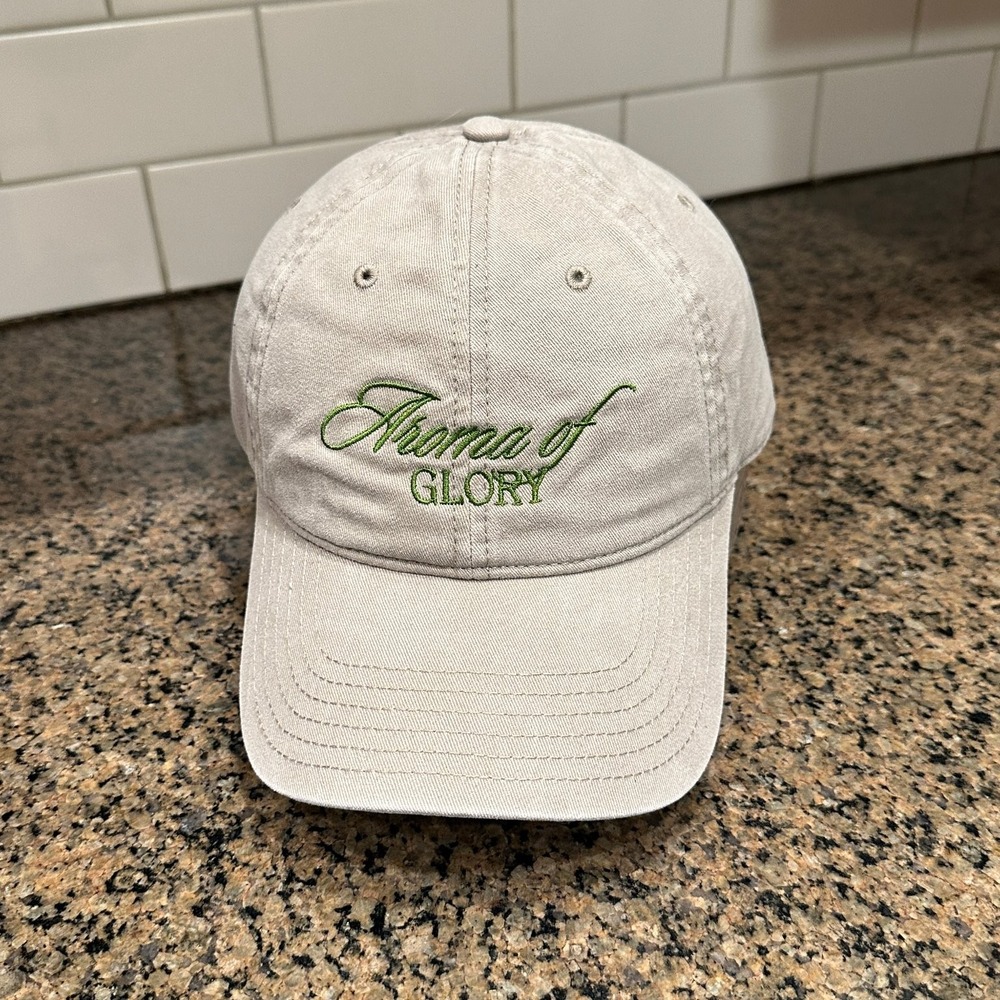 Aroma of Glory Richardson Dad Hat Adjustable Beige Cotton
